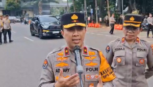 Kabid Humas Polda Metro Jaya Brigjen Pol Ade Ary Syam Indradi di Polda Metro Jaya, Rabu 15/10/2025 | Ari Kurniansyah/Forum Keadilan