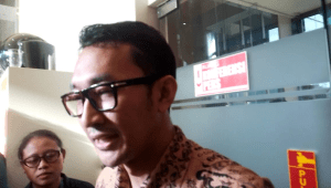 Juru Bicara KPK Budi Prasetyo di Gedung Merah Putih KPK, Jakarta, Selasa, 14/10/2025 | Muhammad Reza/Forum Keadilan
