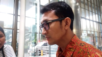 Juru Bicara KPK Budi Prasetyo, di Gedung KPK, Jakarta, Jumat, 24/10/2025 | Muhammad Reza/Forum Keadilan