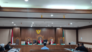 Bekas Kepala Dinas Kebudayaan (Kadisbud) DKI Jakarta periode 2020-2024 Iwan Henry Wardhana menjalani sidang pembacaan vonis di Pengadilan Tipikor Jakarta, Kamis, 30/10/2025 | Syahrul Baihaqi/Forum Keadilan