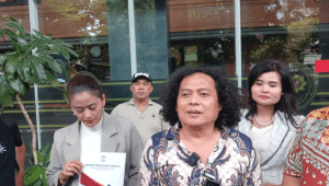 Kuasa hukum Adam Damiri, Deolipa Yumara di Pengadilan Negeri Jakarta Pusat, Kamis, 16/10/2025 | Syahrul Baihaqi/Forum Keadilan