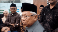 Wakil Presiden RI ke-13 Ma'ruf Amin di Gedung Kementerian Agama, Jakarta, Kamis, 30/10/2025 | Muhammad Reza/Forum Keadilan