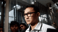Juru Bicara KPK Budi Prasetyo di Gedung Merah Putih KPK, Jakarta, Senin, 27/10/2025 | Muhammad Reza/Forum Keadilan