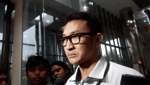 Juru Bicara KPK Budi Prasetyo di Gedung Merah Putih KPK, Jakarta, Senin, 27/10/2025 | Muhammad Reza/Forum Keadilan