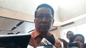 Menteri Hukum (Menkum) Supratman Andi Agtas di Kompleks Parlemen, Senayan, Jakarta, Kamis, 2/9/2025 | Novia Suhari/Forum Keadilan