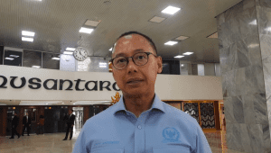 Wakil Ketua Umum Partai Amanat Nasional (PAN) Eddy Soeparno di Kompleks Parlemen, Senayan, Jakarta, Senin, 20/10/2025 | Novia Suhari/Forum Keadilan
