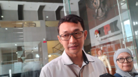 Jubir KPK Budi Prasetyo di Gedung Merah Putih KPK, Jakarta, Senin, 20/10/2025 | Muhammad Reza/Forum Keadilan