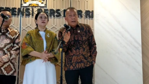 Wakil Ketua DPR RI Fraksi Partai NasDem Saan Mustofa di Kompleks Parlemen, Senayan, Jakarta, Kamis, 2/10/2025 | Novia Suhari/Forum Keadilan