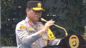 Kepala Kepolisian Daerah Metro Jaya Irjen Asep Edi Suheri di Markas Kepolisian Polda Metro Jaya, Rabu, 22/10/2025 | Ari Kurniansyah/Forum Keadilan
