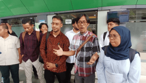 Delpedro dan 3 Tersangka yang ditahan Polda Metro Jaya ajukan Praperadilan ke Pengadilan Negeri Jakarta Selatan, Jumat, 3/10/2025 | Syahrul Baihaqi/Forum Keadilan