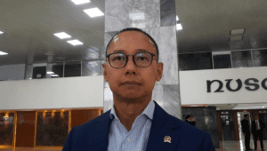 Wakil Ketua Umum Partai Amanat Nasional (PAN) Eddy Soeparno di Kompleks Parlemen, Senayan, Jakarta, Senin, 6/10/2025 | Novia Suhari/Forum Keadilan