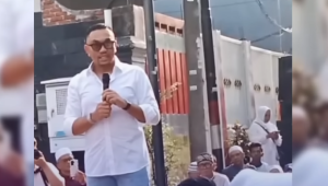 Anggota DPR RI nonaktif Ahmad Sahroni muncul di hadapan warga Tanjung Priok, Jakarta Utara, Minggu, 2/11/2025 | Ist