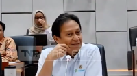 Menteri Kesehatan (Menkes) Budi Gunadi Sadikin dalam rapat kerja (raker) bersama Komisi IX DPR RI di Kompleks Parlemen, Senayan, Jakarta, Kamis, 13/11/2025 | YouTube TVR Parlemen