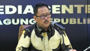 Juru bicara Mahkamah Agung Yanto saat memberikan konferensi pers, Rabu, 26/11/2025 | Ist