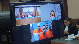 Sidang pembacaan putusan sela Ammar Zoni Cs di Pengadilan Negeri Jakarta Pusat, Kamis, 27/11/2025 | Syahrul Baihaqi//Forum Keadilan