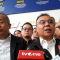 Wakil Ketua DPR RI Sufmi Dasco Ahmad bersama Wakil Ketua Komisi IX DPR RI Saan Mustofa di kawasan Industri Jababeka, Cikarang, Senin, 3/11/2025 | Novia Suhari/Forum Keadilan