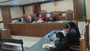 Sidang pembacaan putusan sela Ammar Zoni Cs di Pengadilan Negeri Jakarta Pusat, Kamis, 27/11/2025 | Syahrul Baihaqi//Forum Keadilan