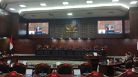 Sidang pembacaan putusan di Gedung Mahkamah Konstitusi, Jakarta, Kamis, 27/11/2025 | Syahrul Baihaqi/Forum Keadilan