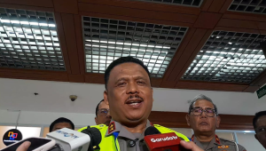 Kakorlantas Polri Brigjen Pol Agus Suryonugroho, di Kompleks Parlemen, Senayan, Jakarta, Kamis, 27/11/2025 | Novia Suhari/Forum Keadilan