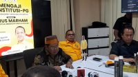 Wakil Ketua Umum Partai Golkar Idrus Marham, di Kantor DPP Golkar, Jakarta | Novia Suhari/Forum Keadilan