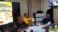 Wakil Ketua Umum Partai Golkar Idrus Marham, di Kantor DPP Golkar, Jakarta, Kamis, 27/11/2025 | Novia Suhari/Forum Keadilan