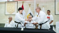 Institut Karate-Do Indonesia (INKAI) resmi jalin kerja sama dengan Japan Traditional Karate-Do Association (JTKA) | Ist