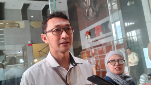 Juru Bicara KPK Budi Prasetyo di Gedung KPK, Jakarta, Jumat, 28/11/2025 | Muhammad Reza/Forum Keadilan