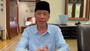 Presiden ke-7 RI Joko Widodo (Jokowi) memberikan pesan kepada relawan Projo melalui video, pada Sabtu, 1/11/2025. | Tangkapan Layar