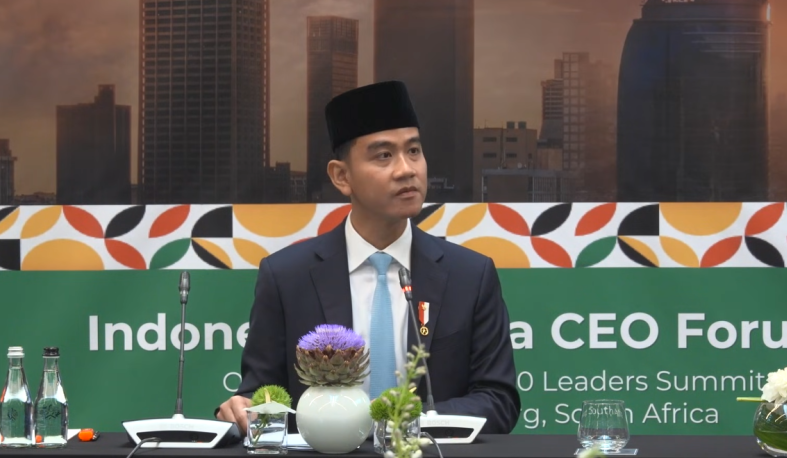 Gibran Pidato di CEO Forum Wakili Prabowo, Tegaskan Perkuat Investasi dan Umumkan Bebas Visa untuk Afrika Selatan