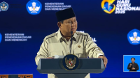 Presiden Prabowo Subianto dalam Peringatan Puncak Hari Guru Nasional 2025, Jumat, 28/11/2025 | YouTube Sekretariat Presiden