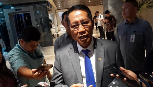 Menteri Hukum (Menkum) Supratman Andi Agtas di Kompleks Parlemen, Senayan, Jakarta, Selasa, 18/11/2025 | Novia Suhari/Forum Keadilan