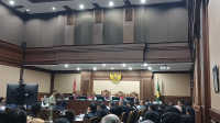 Sidang lanjutan kasus dugaan korupsi PT Pertamina di Pengadilan Tipikor Jakarta, Selasa, 25/11/2025 | Syahrul Baihaqi/Forum Keadilan
