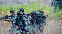 Prajurit TNI AD saat melakukan latihan pertempuran | Dok. Puspen TNI