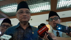 Menteri Haji dan Umrah Mochammad Irfan Yusuf, di Komplek Parlemen, Senayan, Jakarta, Selasa, 25/11/2025 | Novia Suhari/Forrum Keadilan