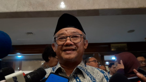 Menteri Pendidikan Dasar dan Menengah (Mendikdasmen), Abdul Mu’ti, di Kompleks Parlemen, Senayan, Jakarta, Rabu, 26/11/2025 | Novia Suhari/Forum Keadilan