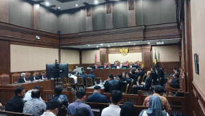 Sidang pemeriksaan saksi kasus dugaan korupsi tata kelola minyak mentah Pertamina di Pengadilan Tipikor Jakarta, Senin, 10/11/2025 | Syahrul Baihaqi/Forum Keadilan