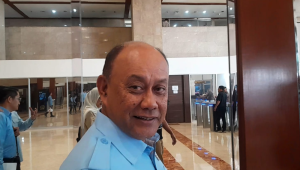 Kepala Badan Gizi Nasional (BGN) Dadan Hindayana di Kompleks Parlemen, Senayan, Jakarta, Rabu, 12/11/2025 | Novia Suhari/Forum Keadilan