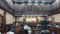 Sidang pembacaan duplik kasus suap vonis lepas minyak goreng di Pengadilan Tipikor Jakarta, Rabu, 19/11/2025 | Syahrul Baihaqi/Forum Keadilan