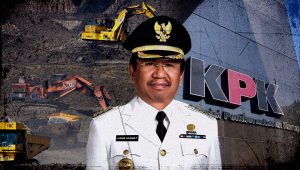 Komisi Pemberantasan Korupsi (KPK) menghentikan proses penyidikan kasus korupsi izin pertambangan nikel senilai Rp2,7 triliun yang menjerat mantan Bupati Konawe Utara, Sulawesi Tenggara (Sultra), Aswad Sulaiman. | Ilustrasi Rahmat Fadjar Ghiffari/Forum Keadilan