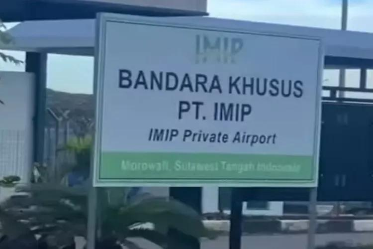 Izin Penerbangan dari dan ke Luar Negeri Bandara IMIP Morowali Akhirnya Dicabut Kemenhub