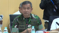 Kepala Staf TNI Angkatan Darat (KSAD) Jenderal TNI Maruli Simanjuntak dalam Rapat Koordinasi dengan DPR RI, Aceh, Selasa, 30/12/2025 | YouTube DPR RI