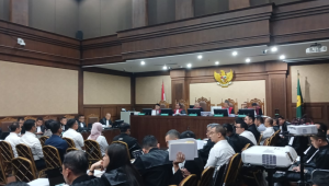 Sidang kasus tata kelola minyak mentah Pertamina di Pengadilan Tipikor Jakarta, Selasa, 2/12/2025 | Syahrul Baihaqi/Forum Keadilan