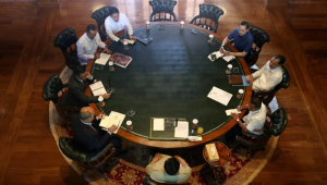 Rapat Terbatas (Ratas) Presiden Prabowo Subianto dan Jajaran Menteri di Hambalang, Bogor, Jawa Barat, Selasa, 23/12/2025 | Instagram @sekretariat.kabinet