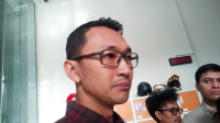 Jubir KPK Budi Prasetyo di Gedung Merah Putih KPK, Jakarta, Rabu, 3/12/2025 | Muhammad Reza/Forum Keadilan