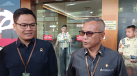 Juru bicara PN Jakpus Sunoto di PN Jakpus, Senin, 22/12/2025 | Syahrul Baihaqi/Forum Keadilan