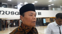 Wakil Ketua MPR RI Hidayat Nur Wahid, di Kompleks Parlemen, Senayan, Jakarta, Rabu, 17/12/2025 | Novia Suhari/Forum Keadilan