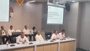 Konferensi pers capaian kinerja akhir tahun yang digelar di Gedung KPK, Kuningan, Jakarta Selatan, Senin, 22/12/2025 | Muhammad Reza/Forum Keadilan