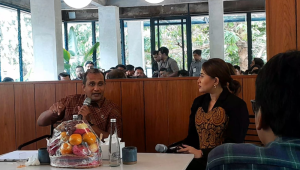 Wakil Menteri Hukum (Wamenkum) Edward Omar Sharif Hiariej, di Jakarta Selatan, Selasa, 23/12/2025 | Novia Suhari/Forum Keadilan