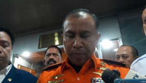Kepala Badan Nasional Pencarian dan Pertolongan (Basarnas), Marsekal Muda TNI Mohammad Syafii, di Komplek Parlemen, Senayan, Jakarta | Novia Suhari/ Forum Keadilan