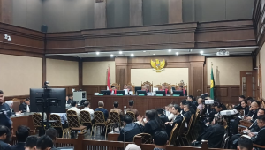 Sidang kasus dugaan korupsi tata kelola minyak mentah dan produk kilang Pertamina di Pengadilan Tipikor Jakarta, Selasa, 9/12/2025. | Syahrul Baihaqi/ Forum Keadilan